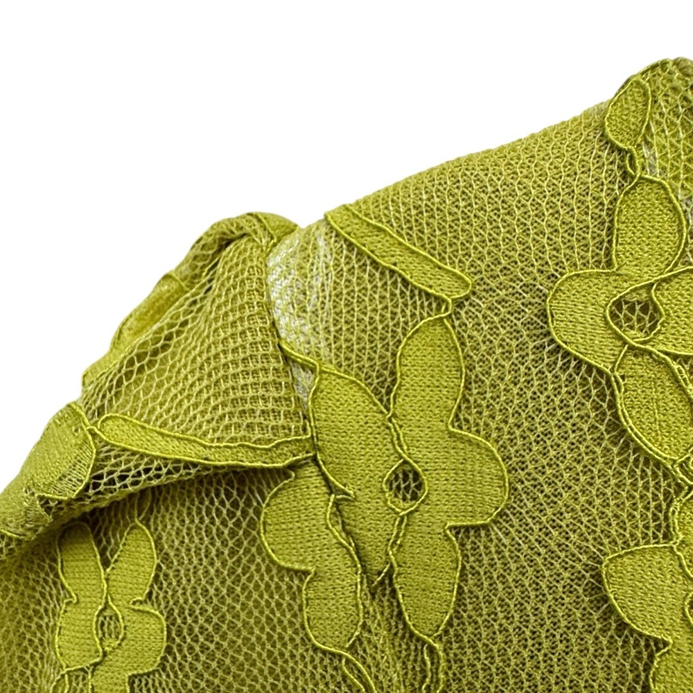 Ark & Co Olive Lace Long Sleeve Dress size Medium - Picture 5 of 7
